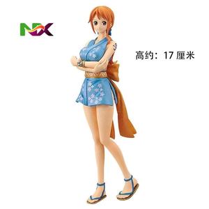 Set de Figuras de <span class=keywords><strong>Anime</strong></span> Hechas a Mano de PVC/Resina de One Piece, Wano Country, Luffy, Law, Zoro, Chopper, Nami, Robin, Brook - Product Image 3