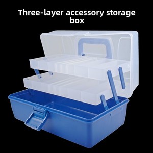 <span class=keywords><strong>Caja</strong></span> <span class=keywords><strong>de</strong></span> <span class=keywords><strong>Pesca</strong></span> Cantilever <span class=keywords><strong>de</strong></span> Plástico Rígido <span class=keywords><strong>de</strong></span> 30.5*18*14cm y 688g con <span class=keywords><strong>3</strong></span> <span class=keywords><strong>Bandejas</strong></span> para Almacenamiento <span class=keywords><strong>de</strong></span> Señuelos <span class=keywords><strong>de</strong></span> <span class=keywords><strong>Pesca</strong></span> <span class=keywords><strong>de</strong></span> Carpa, <span class=keywords><strong>Caja</strong></span> para Anzuelos y Señuelos - Product Image 5