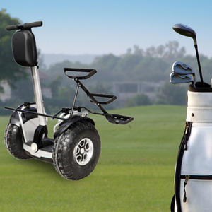 Carrito de Golf Eléctrico Portátil de 19 Pulgadas con Ruedas Anchas y Soporte para Bolsa de Golf, 2 Ruedas, Carga Máxima 150 kg, Categoría de Dos Ruedas - Product Image 3
