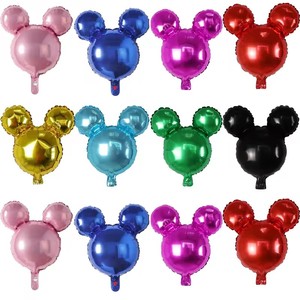 10 Uds <span class=keywords><strong>Mickey</strong></span> Minnie <span class=keywords><strong>Mouse</strong></span> cabeza globo <span class=keywords><strong>de</strong></span> papel <span class=keywords><strong>de</strong></span> aluminio Baby Shower <span class=keywords><strong>fiesta</strong></span> <span class=keywords><strong>de</strong></span> cumpleaños decoración niños juguetes suministros Globos <span class=keywords><strong>de</strong></span> aire - Product Image 1