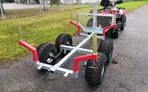 <span class=keywords><strong>Remorquage</strong></span>-Behind Tracteur Transport ATV Remorque Chariot Jardin Vélo Remorque <span class=keywords><strong>Moto</strong></span> & ATV Remorques - Product Image 6