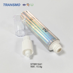 Eco-Friendly Refillable Cosmetic Squeeze Tube Equipped With Metal Applicator Wand For <b>Lip</b> Balm - Product Image 4