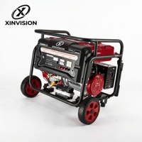 Générateur à essence 8 kW monophasé 230 V 50 Hz 192F/PD, moteur 459 cm³, démarrage électrique, groupe électrogène à essence avec AVR, alternateur 100 % cuivre