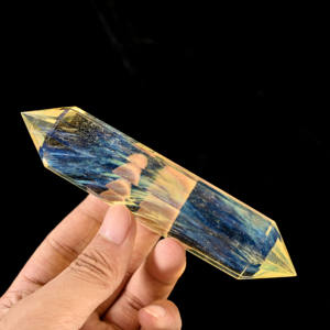 Esfera de Cristal Fundido Amarillo de Alta Calidad, Bola de Cristal Natural Pulida para Decoración del Hogar y Manualidades de Sanación Reiki - Product Image 6