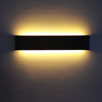 Applique murale moderne en aluminium LED Hagood 6W/12W/14W pour chambre à coucher, hôtel, salon, décoration