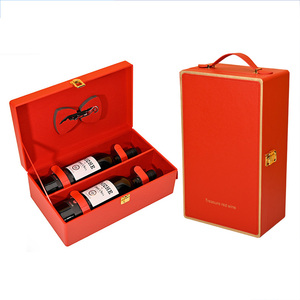 Caja <span class=keywords><strong>de</strong></span> regalo <span class=keywords><strong>de</strong></span> embalaje <span class=keywords><strong>de</strong></span> 2 botellas Juego <span class=keywords><strong>de</strong></span> Cajas <span class=keywords><strong>de</strong></span> Regalo <span class=keywords><strong>de</strong></span> botella <span class=keywords><strong>de</strong></span> vino tinto <span class=keywords><strong>de</strong></span> cuero con abridor <span class=keywords><strong>de</strong></span> botellas <span class=keywords><strong>de</strong></span> vino Cuchillo <span class=keywords><strong>de</strong></span> caballito <span class=keywords><strong>de</strong></span> mar - Product Image 1