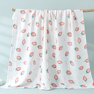 Thời trang biểu tượng tùy chỉnh 4 lớp ấm cúng ngọt ngào Giấc Mơ bé bọc trẻ con bằng tả Muslin bé kết thúc tốt đẹp ném chăn bọc trẻ con bằng tả bọc cho bé - Product Image 5