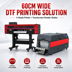 Imprimante DTF Qingyi KTM-A89-4 Nouvelle Imprimante DTF <span class=keywords><strong>A2</strong></span> I3200 60cm Grand Format Machine d'impression par transfert direct sur film 4 têtes - Product Image 2