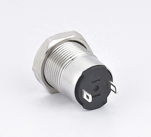 ¡Nuevos productos! ONPOW63 12mm Cuerpo corto Enganche pequeño Interruptor de metal de cabeza redonda alta Interruptor de botón autoblocante - Product Image 4