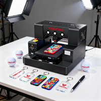 Impresora UV Digital de Cama Plana A4 XP600 para Acrílico, Plástico, PVC, Cuero, Flex, Huevo, Impresión con Tinta UV, Máquina Portátil Automática de Formato Pequeño