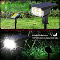 Lampes d'extérieur étanches, lampes alimentées par énergie solaire, luminaires paysagers RGB, éclairage de jardin LED à faible tension 12V, spot solaire pour allée