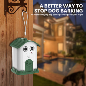 Ultrasonic Dog Repeller Outdoor Anti-Barking Training Device Automatic <b>Bark</b> <b>Control</b> Green ABS Material - Product Image 4