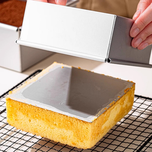 Meilleur moule à gâteau carré en <span class=keywords><strong>aluminium</strong></span> 4/5/6/8/10 pouces forme de gâteau carré plateau de cuisson de gâteau fond amovible - Product Image 3