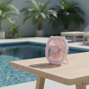 Ventilateur de bureau commercial haute puissance Green Air Cooling, mini ventilateur de table compact - Product Image 1