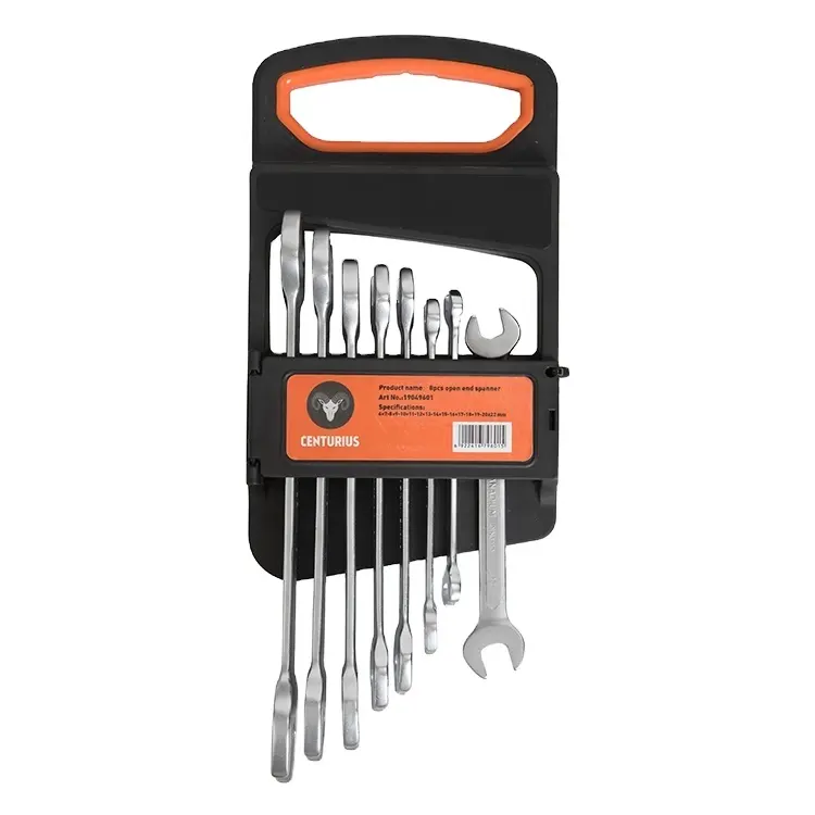 Canpro Combinatie Steeksleutel Metrische 8Pcs Carbon Staal Gemaakt Gesmeed Dubbele Steeksleutel Wrench Set Met Matt Afwerking