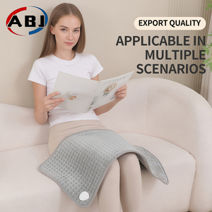 Coussin chauffant électrique matelassé avec contrôle de la température, utilisation quatre saisons, 100% polyester, prise EU pour la maison - Product Image 2