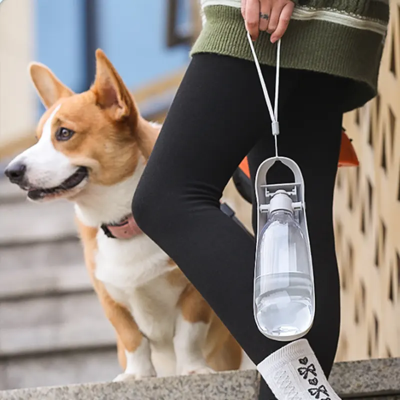 Fournitures pour chiens et chats gobelet d'eau d'extérieur tasse d'accompagnement multifonction tasse de voyage tasse Portable de stockage de nourriture