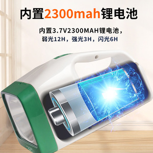 Lampe de poche rechargeable à LED Black Panther BP-806, lampe de poche portable pour l'extérieur et la maison - Product Image 2