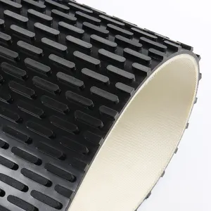 Wood sander one line diamond pattern industrial transport PVC conveyor belt