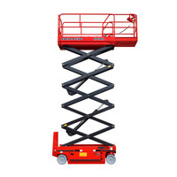 Plate-forme mobile Manlift au meilleur prix 10m 500kg Capacité de chargement Élévateur à ciseaux aérien hydraulique