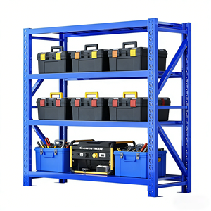 Hochwertige CE-Zertifizierte Verstellbare Leichte Industrielle Metallregale Q235 Stahlregale für Lageranwendungen - Product Image 2