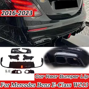 StarNav pour Mercedes Benz Classe E W213 2016-2023, diffuseur de pare-chocs arrière style sport, embouts d'échappement en acier, accessoires - Product Image 5