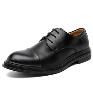 Chaussures habillées et Oxford décontractées en PU de haute qualité pour hommes – Confortables, souples, style bureau et affaires, chaussures de mode formelles pour hommes - Product Image 3
