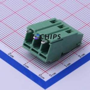 JL500H-50003G01 <b>Screw</b> Terminal <b>Block</b> Through hole Component (THT),P=5mm Connector 1x3P 5mm Green Through Hole - Product Image 2