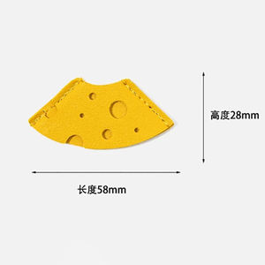 Mini signet en forme de fromage pour les amoureux des livres Diviseur de page double face - Product Image 6