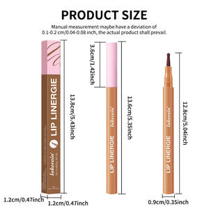 Lakerain OEM-Marqueur <span class=keywords><strong>contour</strong></span> <span class=keywords><strong>des</strong></span> lèvres, <span class=keywords><strong>rose</strong></span>, rouge, brun, palissandre, imperméable, résistant aux taches - Product Image 4