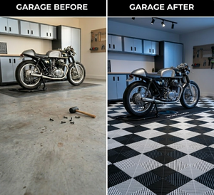 Dalles de sol de garage emboîtables durables antidérapantes en PP vierge à 100 %, épaisseur 18 mm, pour le detailing automobile et les stations de lavage 4S - Product Image 5