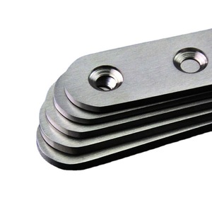 Plaque de connexion droite en acier inoxydable Yawitt, matériau 201, support de fixation pour quincaillerie de meubles avec surface brossée - Product Image 5