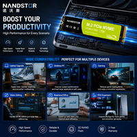 Nandstor OEM PCIe 4.0 NVMe SSD M.2 2280 Internal Solid State Drive Penyimpanan Kecepatan Tinggi 1TB 2TB untuk PC Gaming