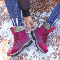 Bottes épaisses et respirantes pour femmes, chaussures de montagne de grande taille, résistantes au froid, à la mode, bon marché, nouvelle collection hiver