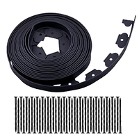Bordure de jardin en plastique PE flexible Taurus Factory Direct, séparateur de paysage pour pelouse, jardin, cour, décoration extérieure