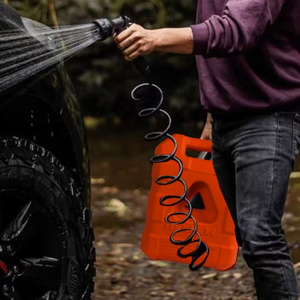 Réservoir d'eau portable pour <span class=keywords><strong>douche</strong></span> de camping 21L, jerrycan pressurisé avec buse pour camping-car, 4x4, voyages tout-terrain, CAMPING - Product Image 4