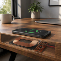 Charge rapide Qi émetteur et récepteur de charge sans fil Module de puce PCB bobine longue portée pour voitures intelligentes