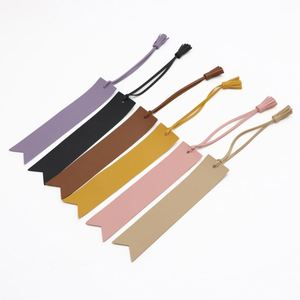 Wholesale PU Leather Tassel <b>Bookmark</b> Colorful Student Read Elegant Page Markers Promotional <b>Gift</b> <b>Bookmark</b> for Reading Lover - Product Image 2
