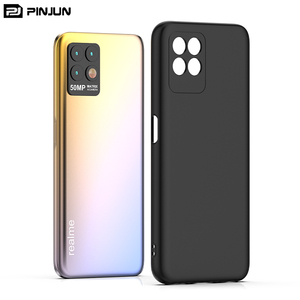 Nouvelle conception <span class=keywords><strong>2022</strong></span> Étui de téléphone portable en silicone Coque arrière protectrice Caméra Couleur unie Coque souple en TPU protectrice pour <span class=keywords><strong>Realme</strong></span> 8i - Product Image 2