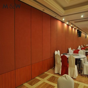 M & W phòng tiệc vách ngăn di động với cửa hội đường khách sạn phòng khiêu vũ trượt vách ngăn có thể hoạt động - Product Image 5