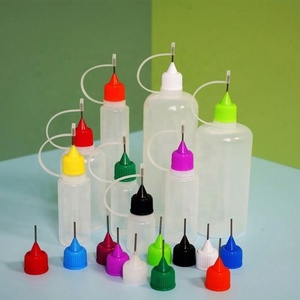 In Bulk Translucent Squeeze Soft PE LDPE 5ml 10ml 20ml 30ml 50ml 100ml 120ml Sewing Oil Applicator Needle Tip Plastic <b>Bottle</b> - Product Image 6