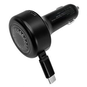 Chargeur de voiture USB-C PD 95W 2026, chargeur de voiture Type 1 UK rétractable, fabricants de chargeurs de voiture pour Xiaomi 17 - Product Image 1