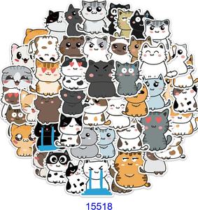 HOYO 300 autocollants chatons, autocollants vinyle imperméables pour chats, chatons, tomcats, tom queens, pour skateboard, valises, guitare - Product Image 6