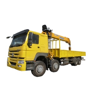 Camion de grue monté par camion droit de bras de charge évaluée de SINOTRUCK 6x4 8x4 8-12Ton - Product Image 1