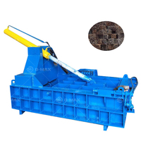 Machine de pressage de recyclage de bloc de déchets de fer hydraulique horizontal presse à balles de compacteur de métal en acier
