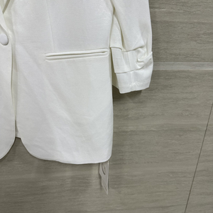 เสื้อโค้ทใส่ทำงานอินเทรนด์2025ฤดูใบไม้ร่วงชุดลำลองขนาดเล็กเสื้อเบลเซอร์แบบมีกระดุมเม็ดเดียวสำหรับร้านขายเสื้อผ้าคอลเลกชั่นสุดพิเศษ - Product Image 3