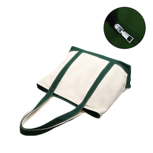 Borsa Tote in Tela Resistente su Misura con Manici a Contrasto e Logo Personalizzato per Regali Aziendali di Lusso - Product Image 5