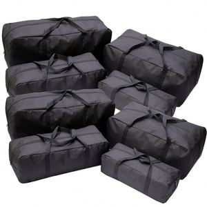 Heavy Duty Extra <b>Large</b> Foldable Waterproof Moisture Proof Moving Equipment Bags Clothes Storage Bags Strong Handles <b>Tent</b> Camping - Product Image 3