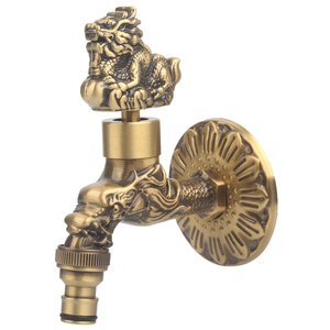 <span class=keywords><strong>Rubinetto</strong></span> da Giardino in Ottone Anticato con Maniglia <span class=keywords><strong>a</strong></span> Forma di Animale dello Zodiaco Cinese, Montaggio <span class=keywords><strong>a</strong></span> Parete per Irrigazione e Lavaggio Auto - Product Image 4
