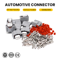 Conector de Inyector de Combustible a Prueba de Agua con Clasificación IP67 de 2 Pines de Cobre 90980-11875, Conector Hembra DJ7027F-2.2-21 para Camry, Corolla, Lexus